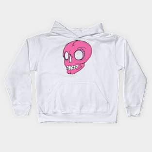 Pink Skull Kids Hoodie